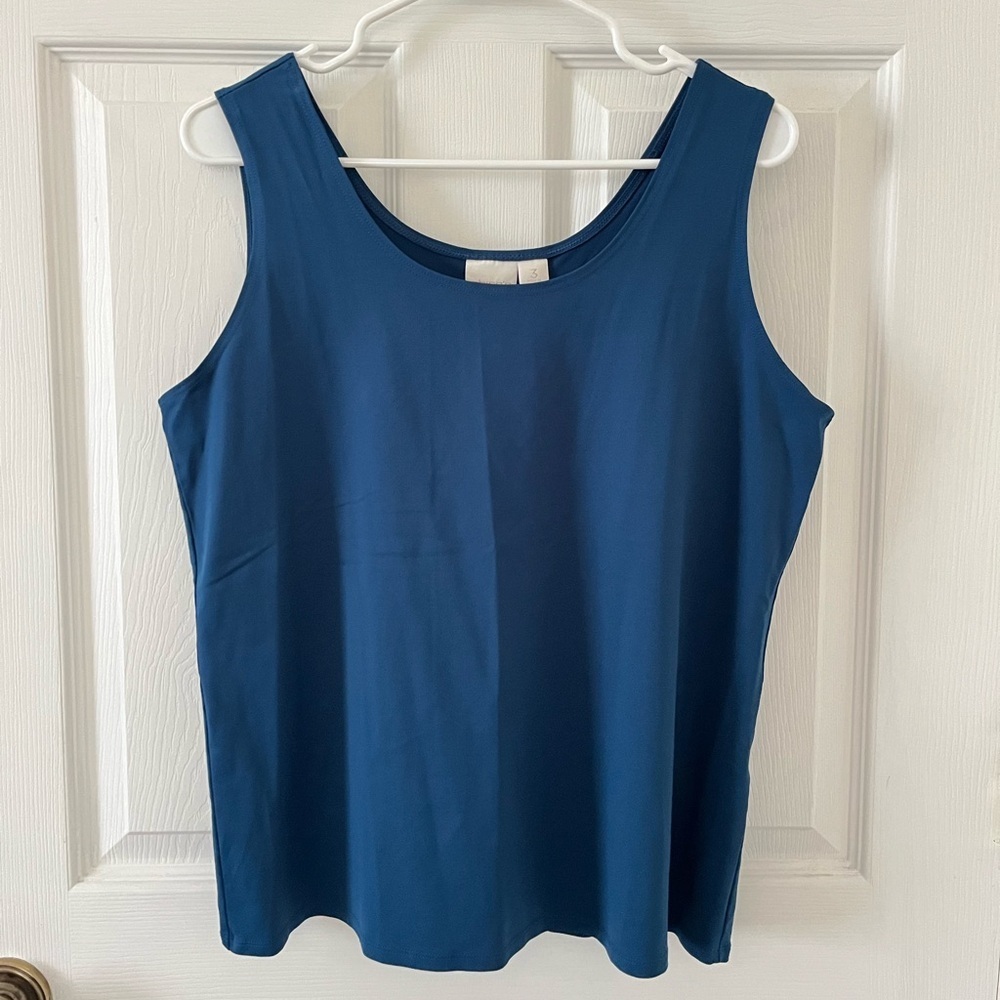 Chico's Deep Blue Tank Top